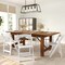 Merrick Lane Nathan Solid Wood Dining Chair with Foldable Design and Elegant Finish